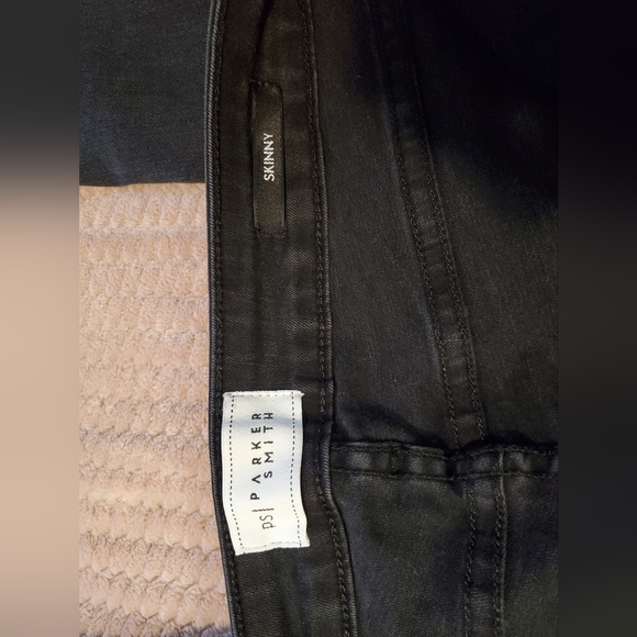 PARKER SMITH size 30 black button up skinny jeans - Picture 7 of 9